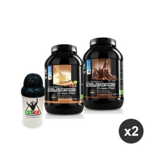 set 2 Proteine isolate Net maxi formato wafer nocciola e cioccolato