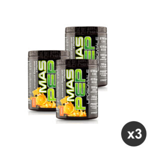 Kit 3 Aminoacidi essenziali in polvere arancia M.A.S. PEP Net Integratori