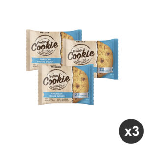Box 3 Biscotti proteici con gocce di cioccolato AMERICAN COOKIE Weider