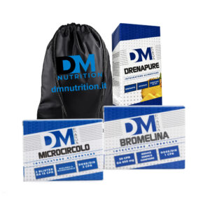 Kit Gambe Rivitalizzanti all'Ananas Se desideri donare alle tue gambe una sensazione di freschezza e leggerezza, il nostro Kit Gambe Rivitalizzanti all'Ananas è la soluzione ideale. Composto da tre potenti alleati naturali - microcircolo, bromelina e drenante all'ananas - questo kit offre un trattamento completo per migliorare la circolazione, ridurre il gonfiore e promuovere la vitalità delle tue gambe. Cosa include il nostro kit: Microcircolo (30 compresse): Il microcircolo favorisce una migliore circolazione sanguigna, aiutando a ridurre la sensazione di pesantezza e affaticamento alle gambe. Grazie alla sua formulazione specifica, queste compresse mirano a migliorare il flusso sanguigno, riducendo al contempo la comparsa di vene varicose e capillari visibili. Bromelina (30 compresse): Estratta dall'ananas, la bromelina è nota per le sue proprietà antinfiammatorie e drenanti. Le compresse di bromelina lavorano per ridurre il gonfiore e l'accumulo di liquidi nelle gambe, offrendoti un sollievo immediato e duraturo. Drenante all'Ananas (500 ml): Arricchito con estratto di ananas, questo drenante naturale favorisce il drenaggio linfatico e aiuta a ridurre la ritenzione idrica nelle gambe. Gli enzimi presenti nell'ananas contribuiscono a sgonfiare le gambe e a migliorare la sensazione di leggerezza. Con il nostro Kit Gambe Rivitalizzanti all'Ananas, puoi prenderti cura delle tue gambe in modo naturale e efficace. Riduci il gonfiore, migliora la circolazione e goditi una sensazione di freschezza e vitalità ogni giorno. Dai alle tue gambe il trattamento che meritano e preparati a sentirti al meglio!