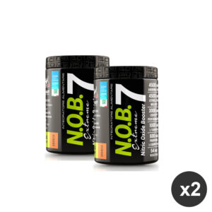 Net pre allenamento in polvere gusto arancia 2x N.O.B.7 Extreme