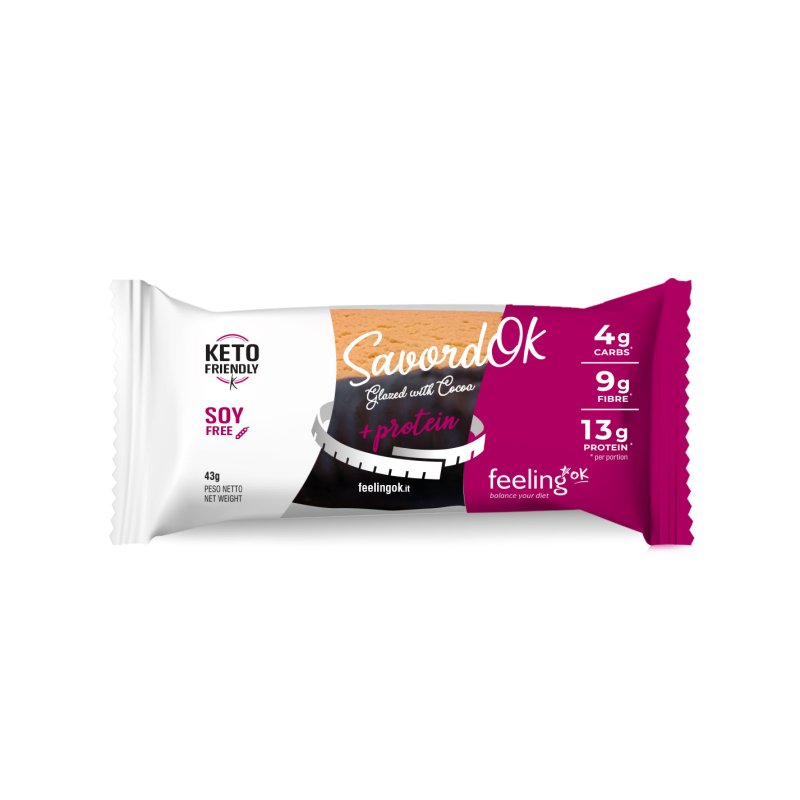 Savoiardi proteici feeling ok glassati al cocco
