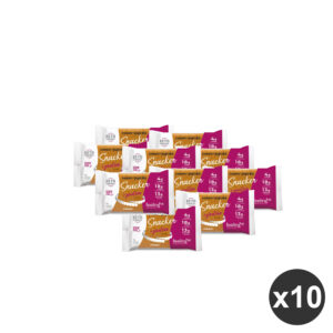 kit risparmio di 10 snackers proteici al gusto paprica e pomodoro