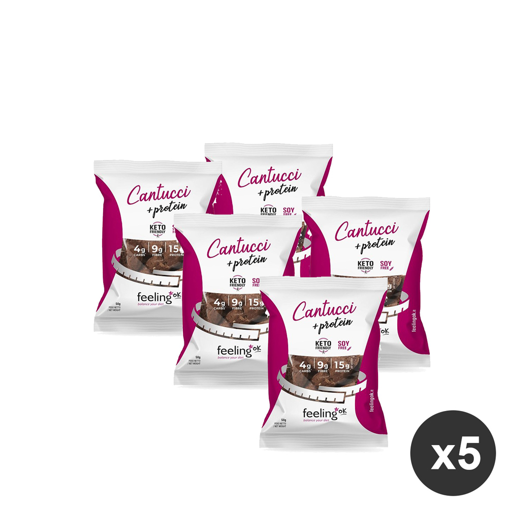 Box risparmio 5 Biscotti chetogenica al cacao Feeling