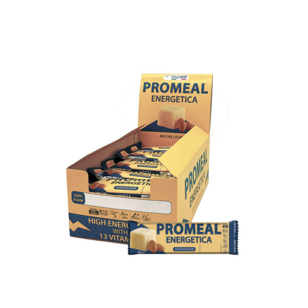 25 Barrette energetiche pasta di mandorla al cacao Volchem