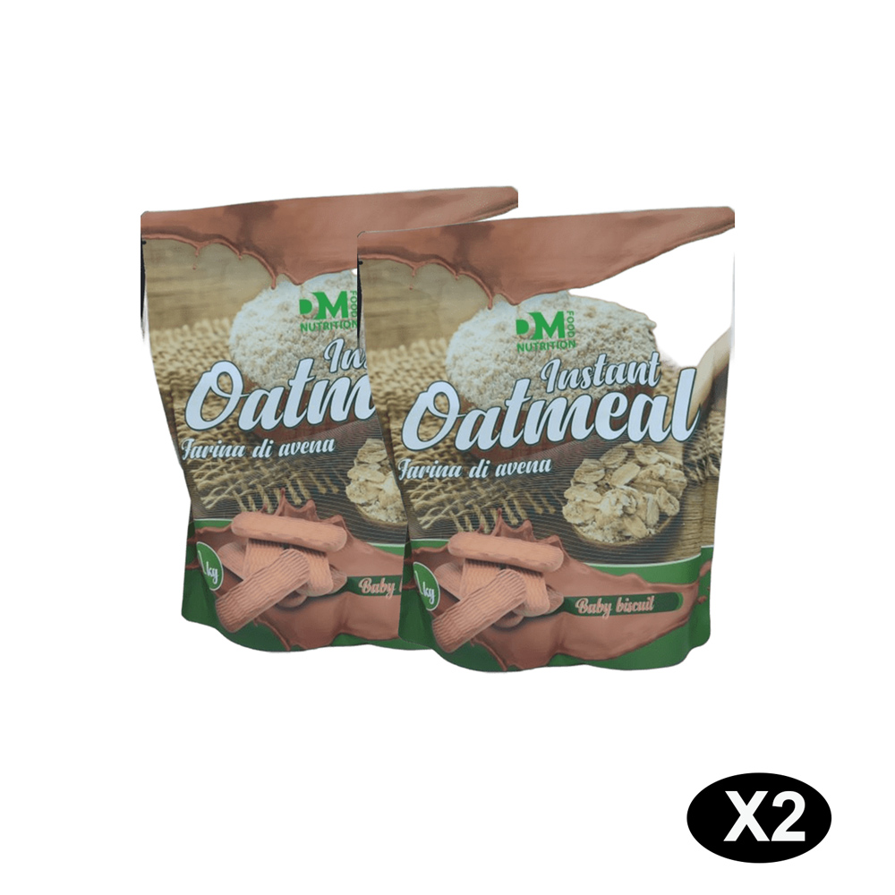 Offerta 2 Farine di Avena aromatizzate a biscotto DM Food