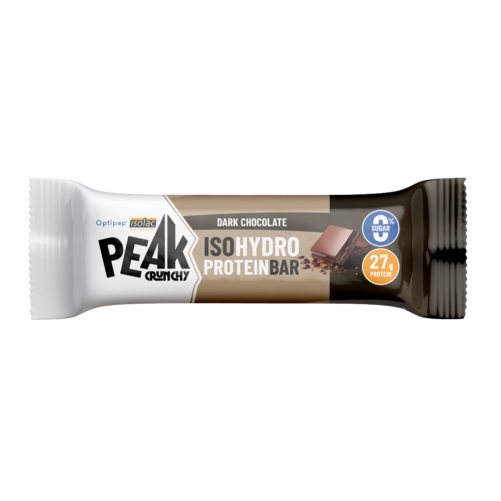 Barretta proteica idrolizzata al cioccolato fondente PeaK