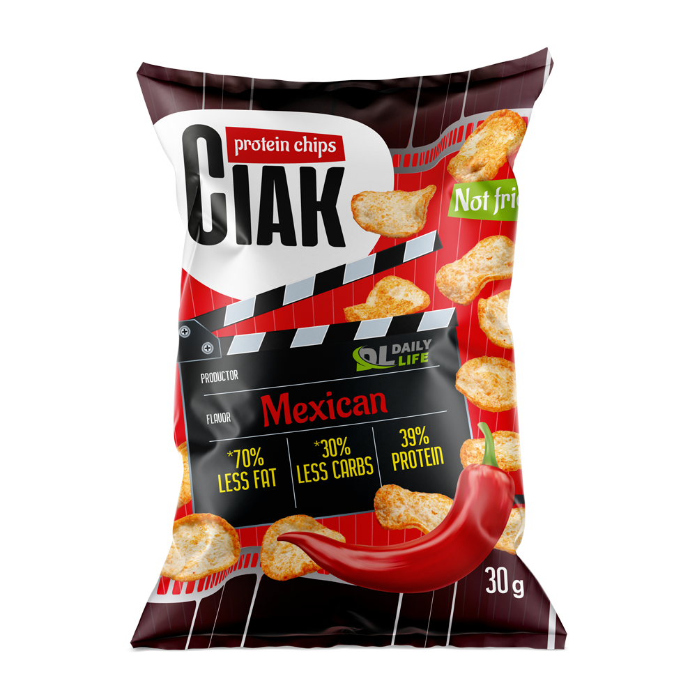 Ciak patatine non fritte proteiche al gusto messicano