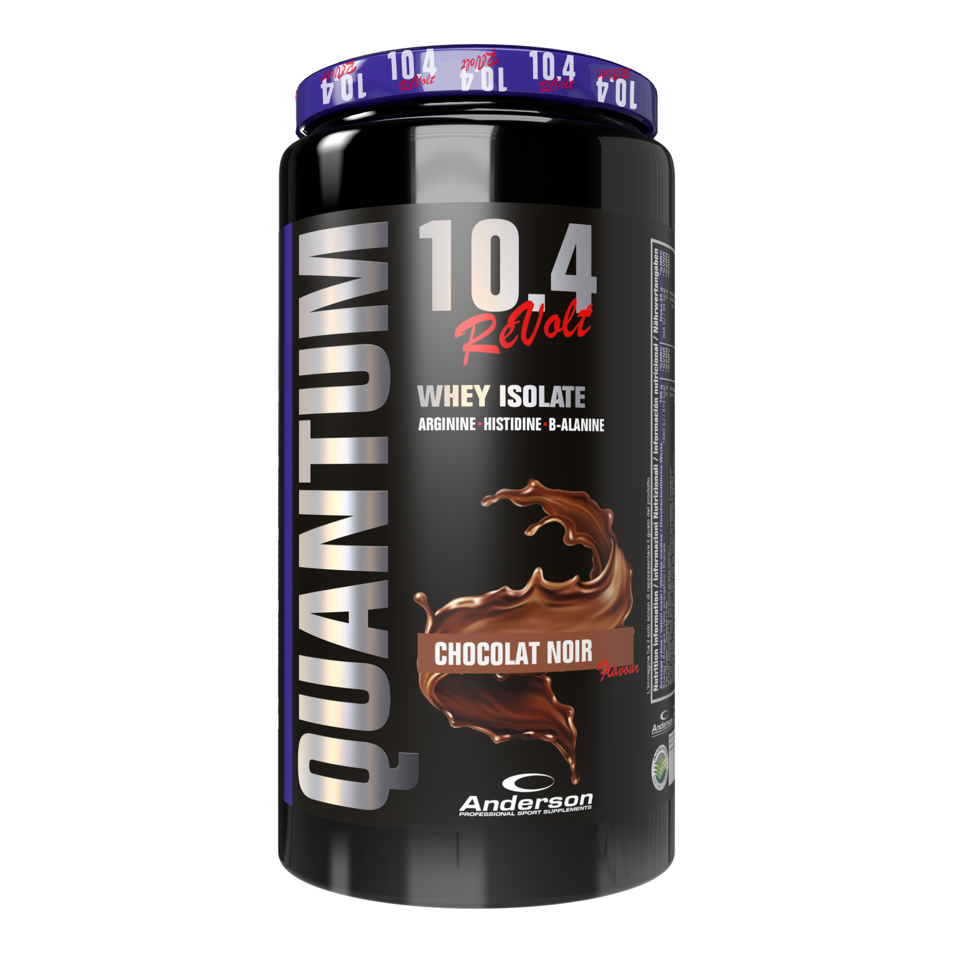 Proteine Quantum isolate in polvere al cioccolato Anderson