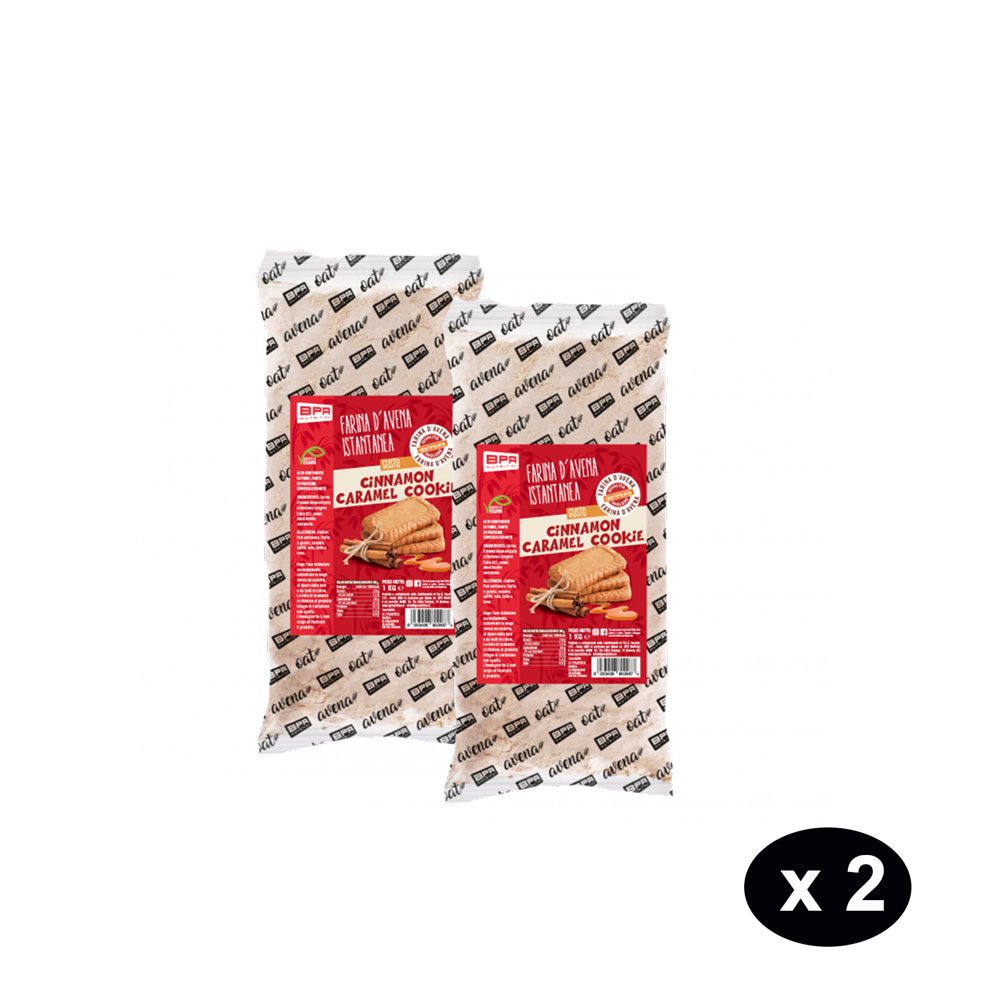 Offerta 2 farine aromatizzate all cannella e caramello BPR