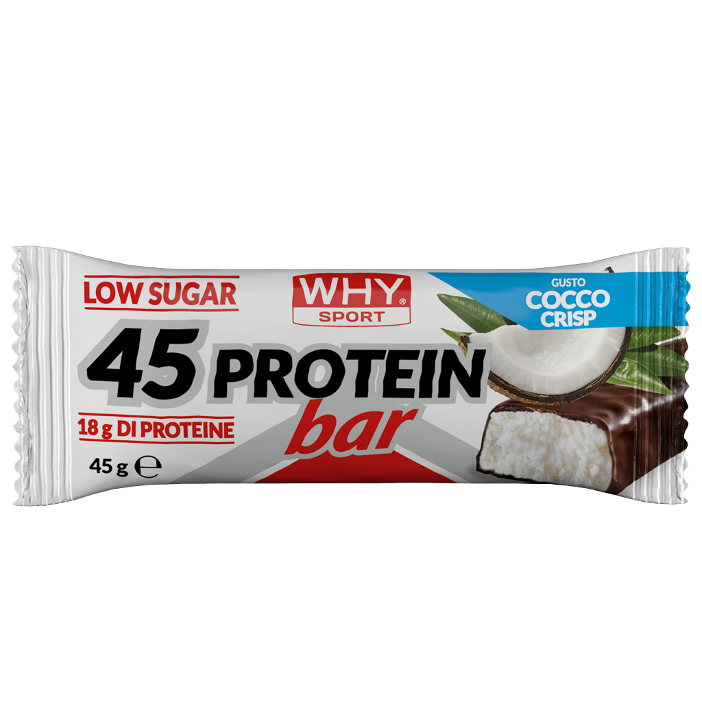 Barretta proteica al cocco con crispies Whey Sport