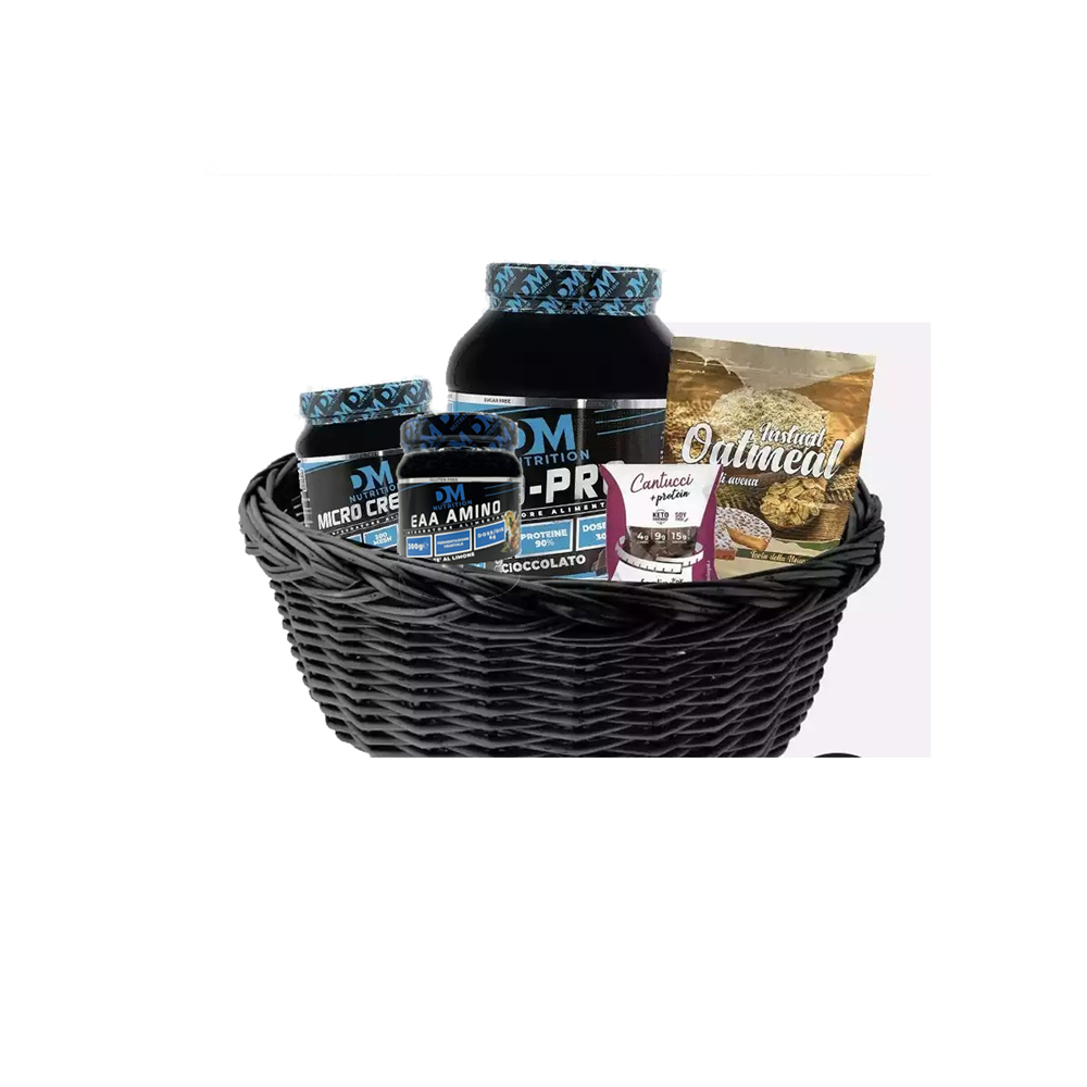 Offerta cesto natalizio BodyBuilder con Proteine creatina essenziali