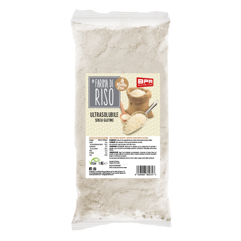 Farina di riso gusto neutro senza glutine BPR