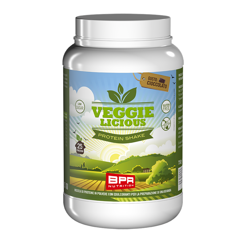 Proteine vegane in polvere al cioccolato BPR Nutrition