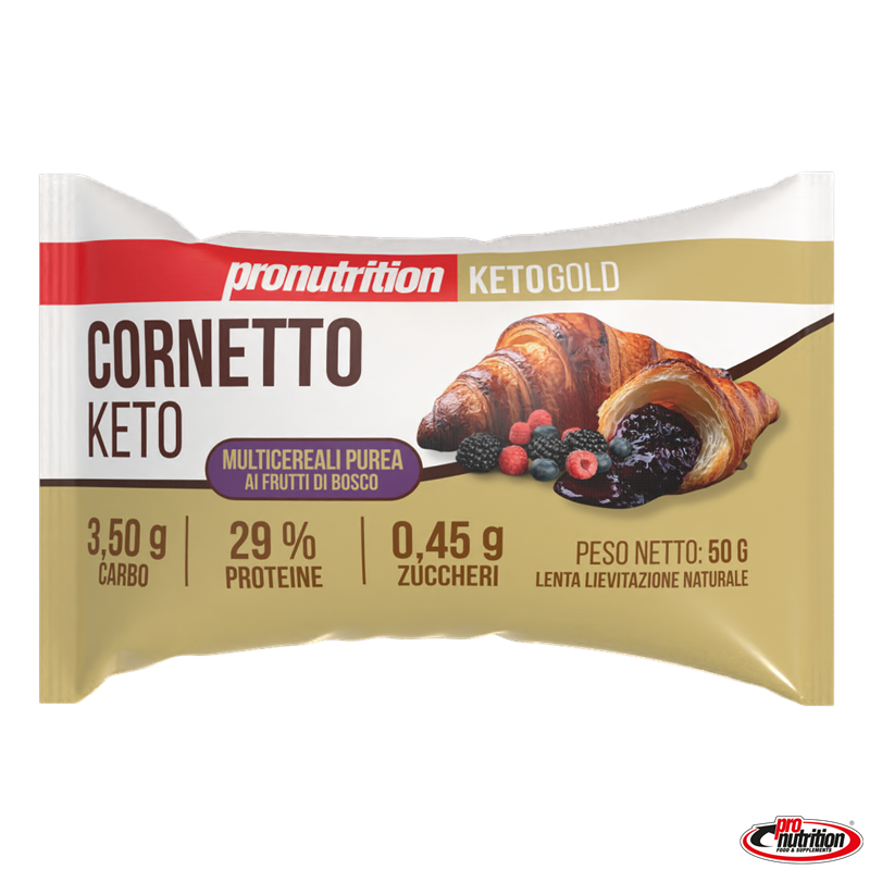Cornetto multicereali ripieno marmellata ai frutti di bosco