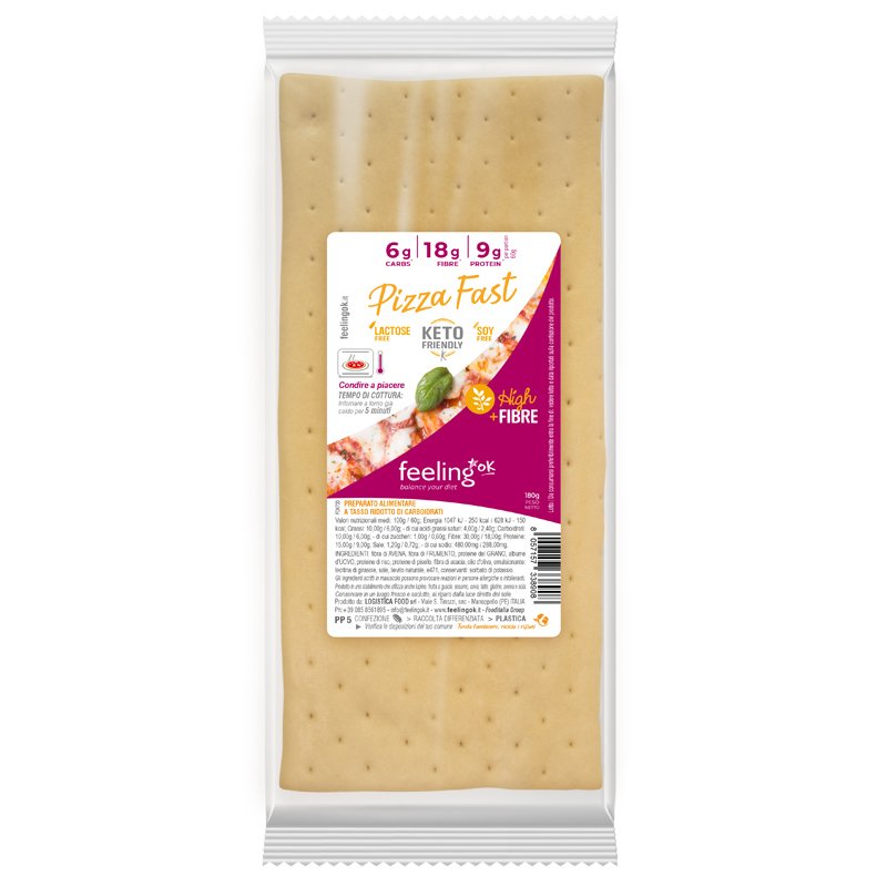Base per pizza ricca di fibre per dieta cheto Feeling ok