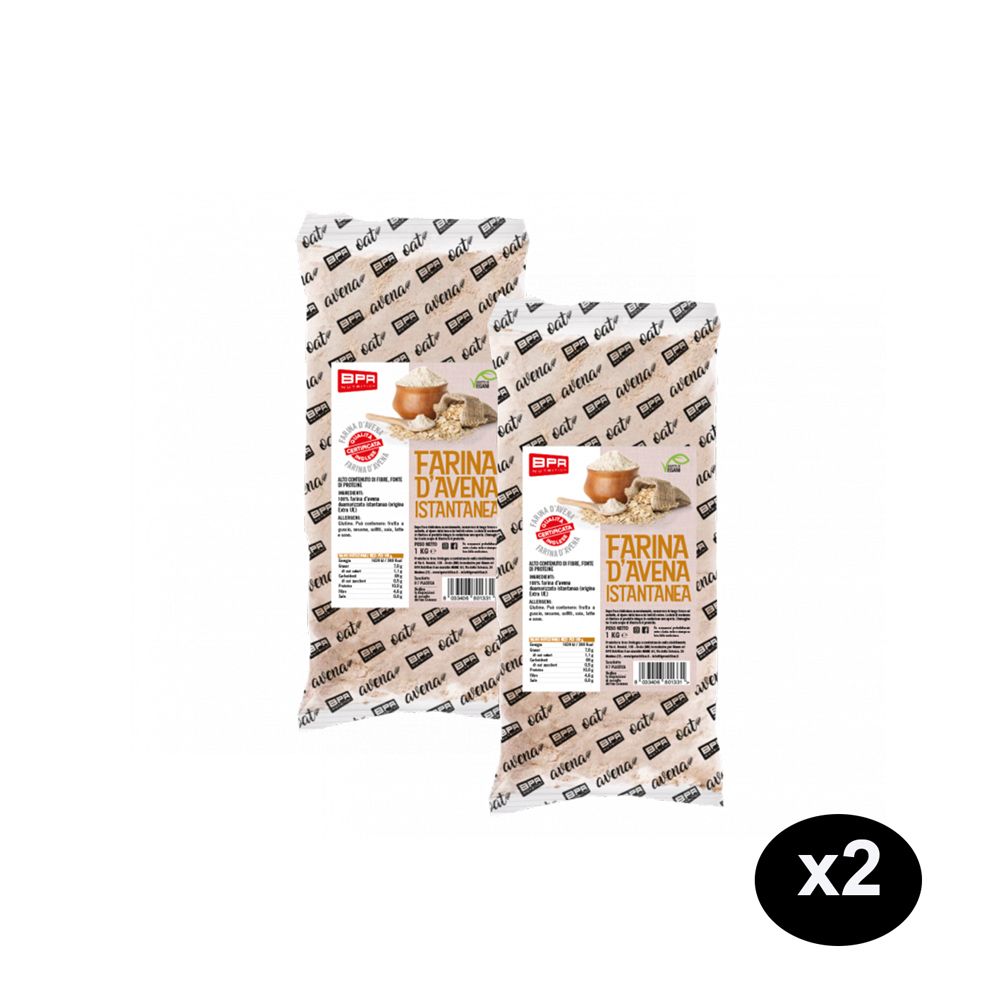 Offerta 2 Farine Di Avena Aromatizzata neutra BPR Nutrition