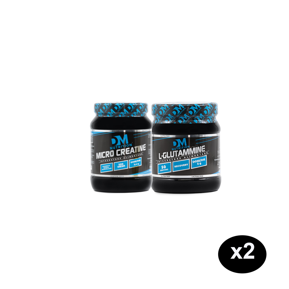 Kit performance Creatina e Glutammina DM Nutrition