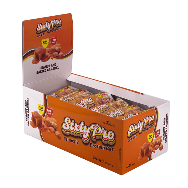 Anderson 24 barrette effetto crunchy  caramello salato e arachidi