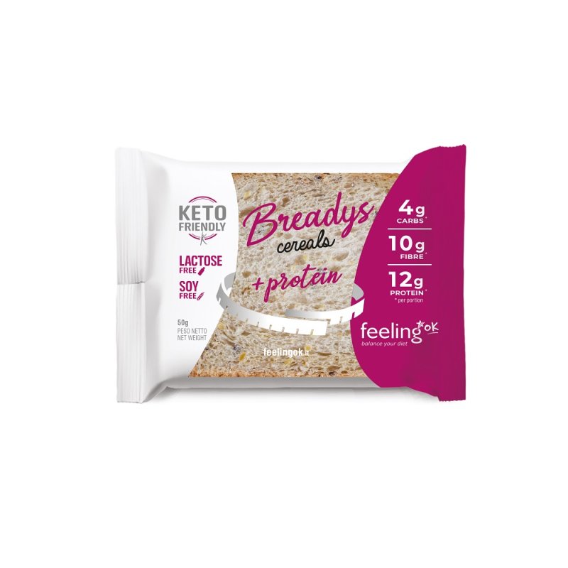 Pane proteico ai cereali gia'a fette Feeling ok