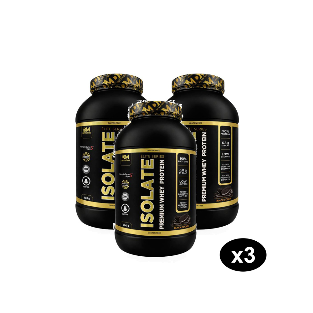 Super Risparmio 3 Proteine Isolate Black Cookie con probiotici