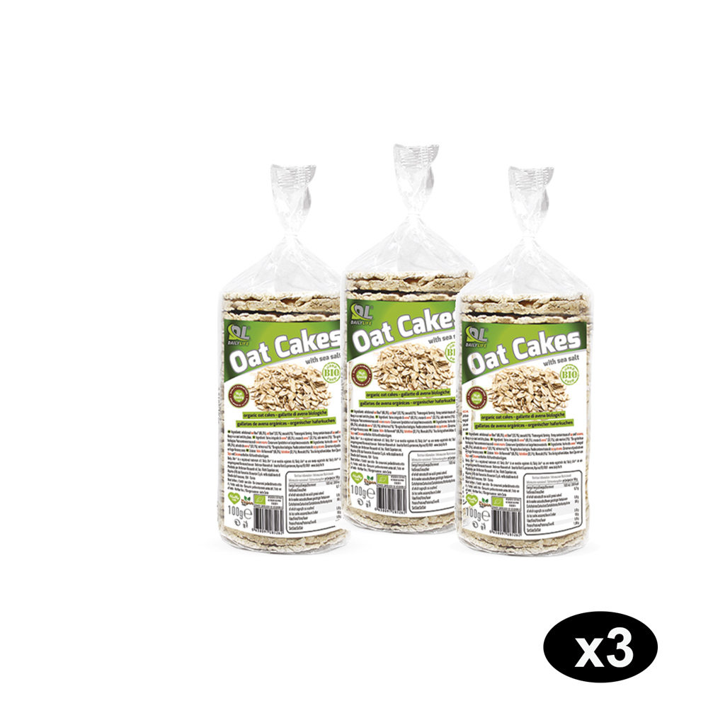 Offerta 3 confezioni di gallette di avena biologico