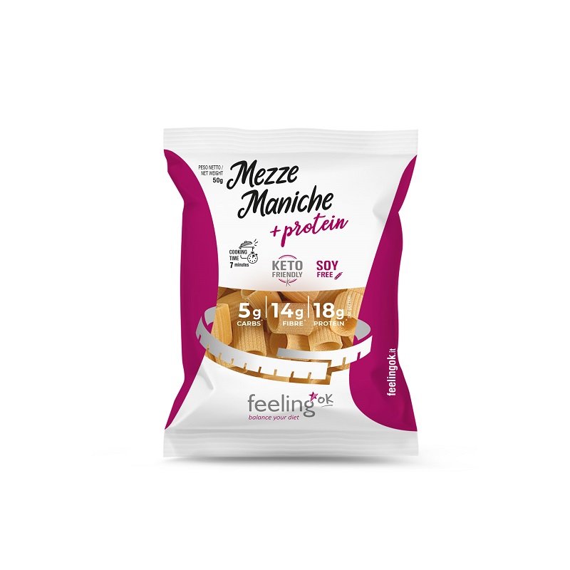 Mezze maniche pasta proteica monoporzione