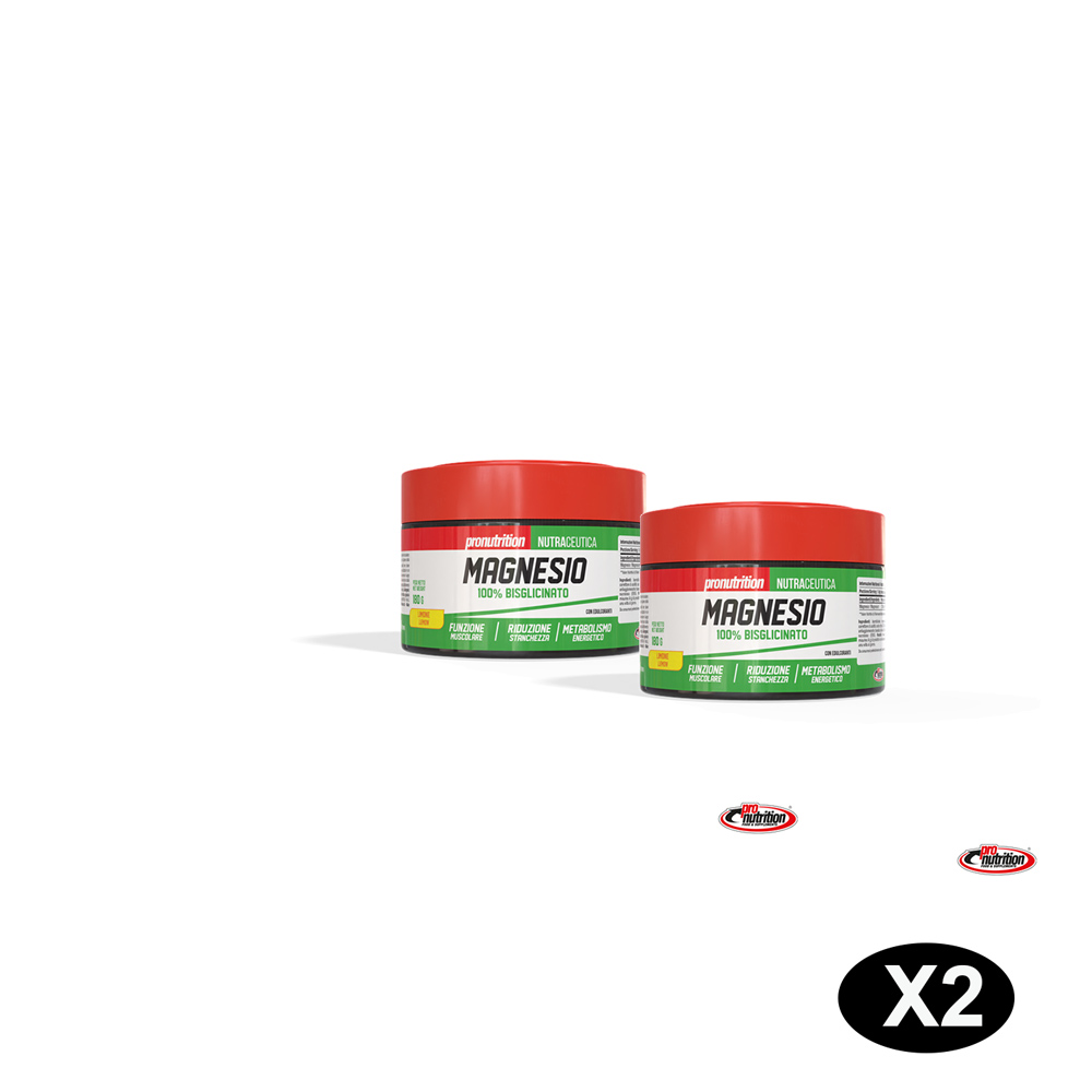 Offerta 2 Magnesio bisglicinato in polvere a limone Pro