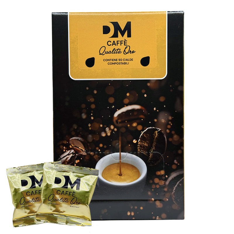 50 CIALDE CAFFÈ QUALITÀ ORO - DM NUTRITION