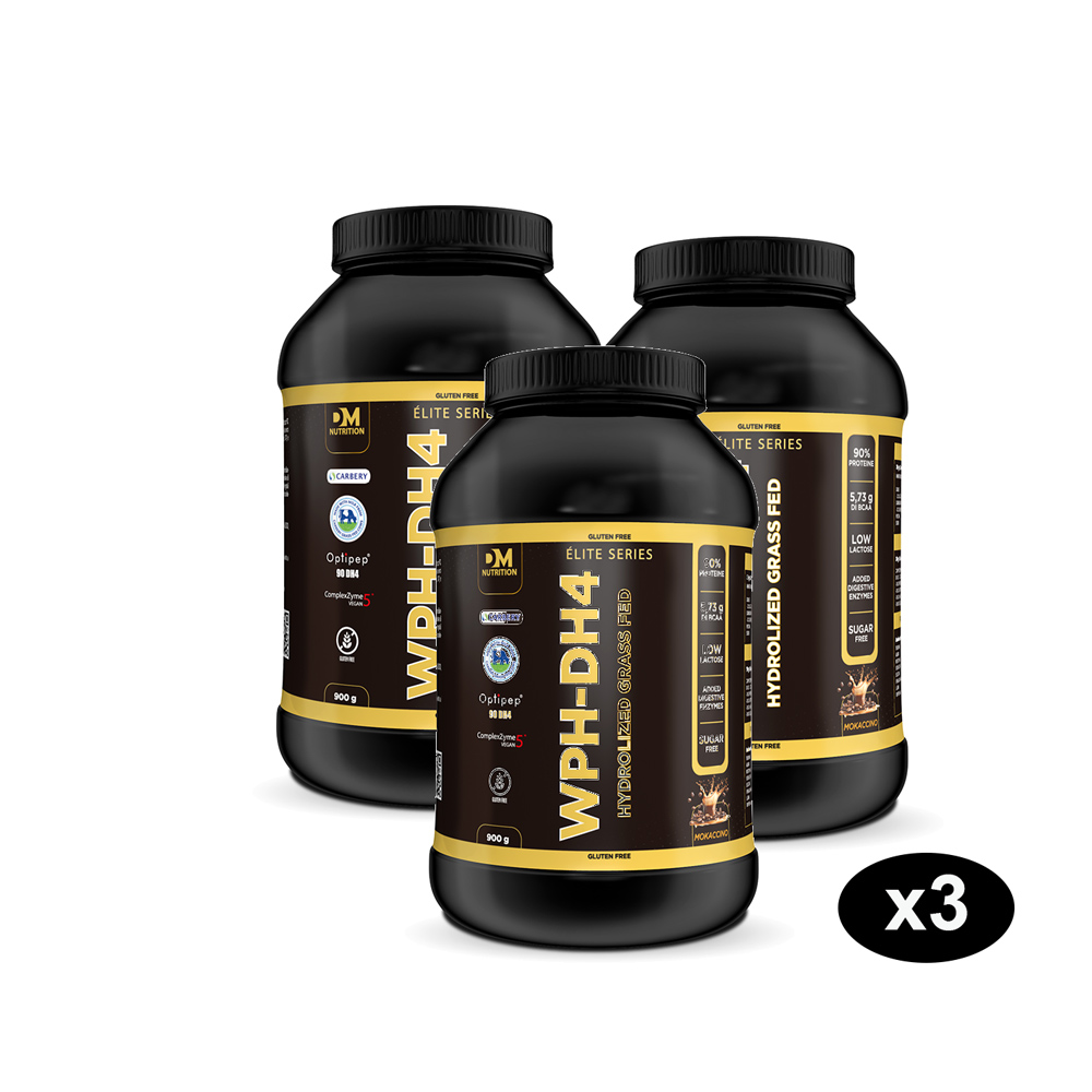 Tris di Proteine Idrolizzate e Isolate - Gusto Mokaccino | DM Nutrition
