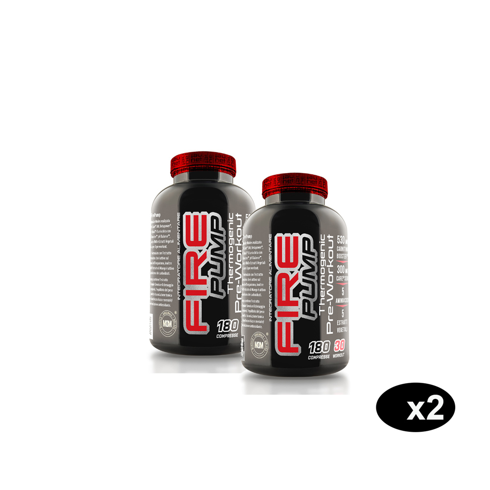Offerta 2 Fire Pump net Pre workout e brucia grassi in compresse