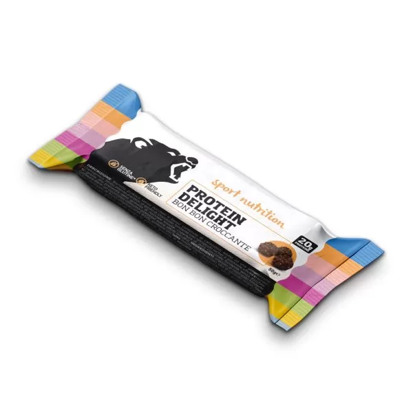 25 Barrette chetogeniche cioccolato fondente e granella di nocciola