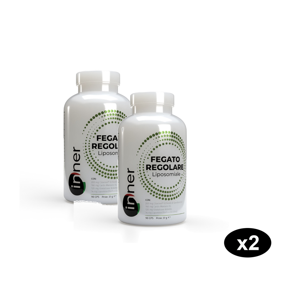 KIT 2 Fegato Regolare Liposomiale - Integratore per depurare il fegato