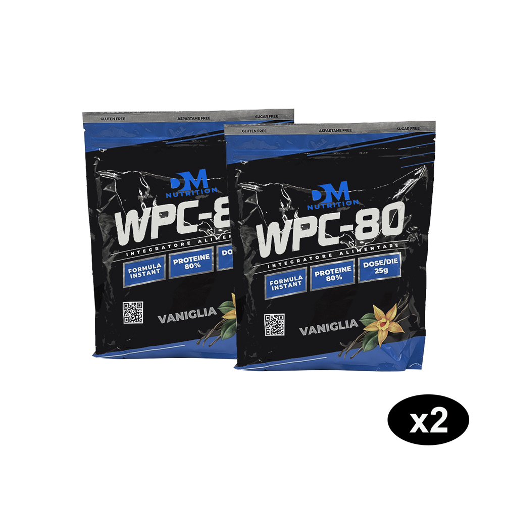 Offerta 2 Proteine concentrate alla vaniglia