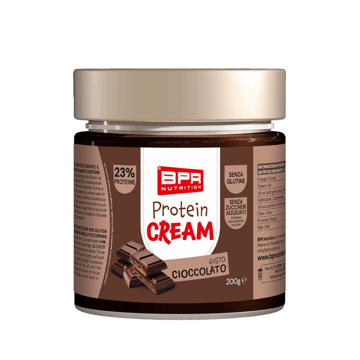 Crema spalmabile proteica al cioccolato