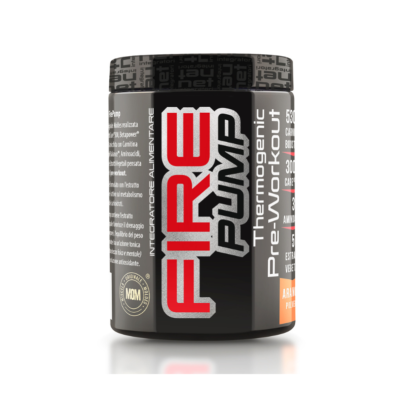 FIRE PUMP Integratore Pre Workout e Brucia Grassi in polvere Net