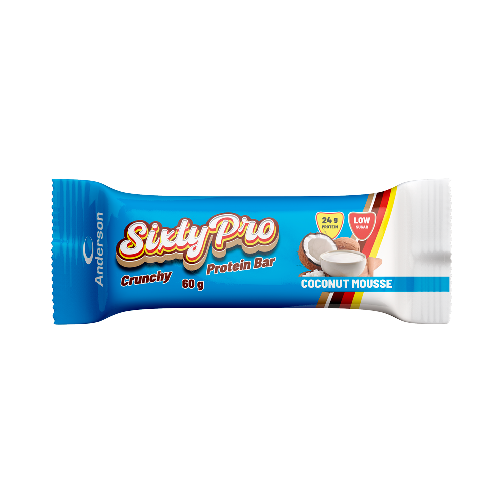 Anderson Sixtypro barretta crunchy proteica cocco