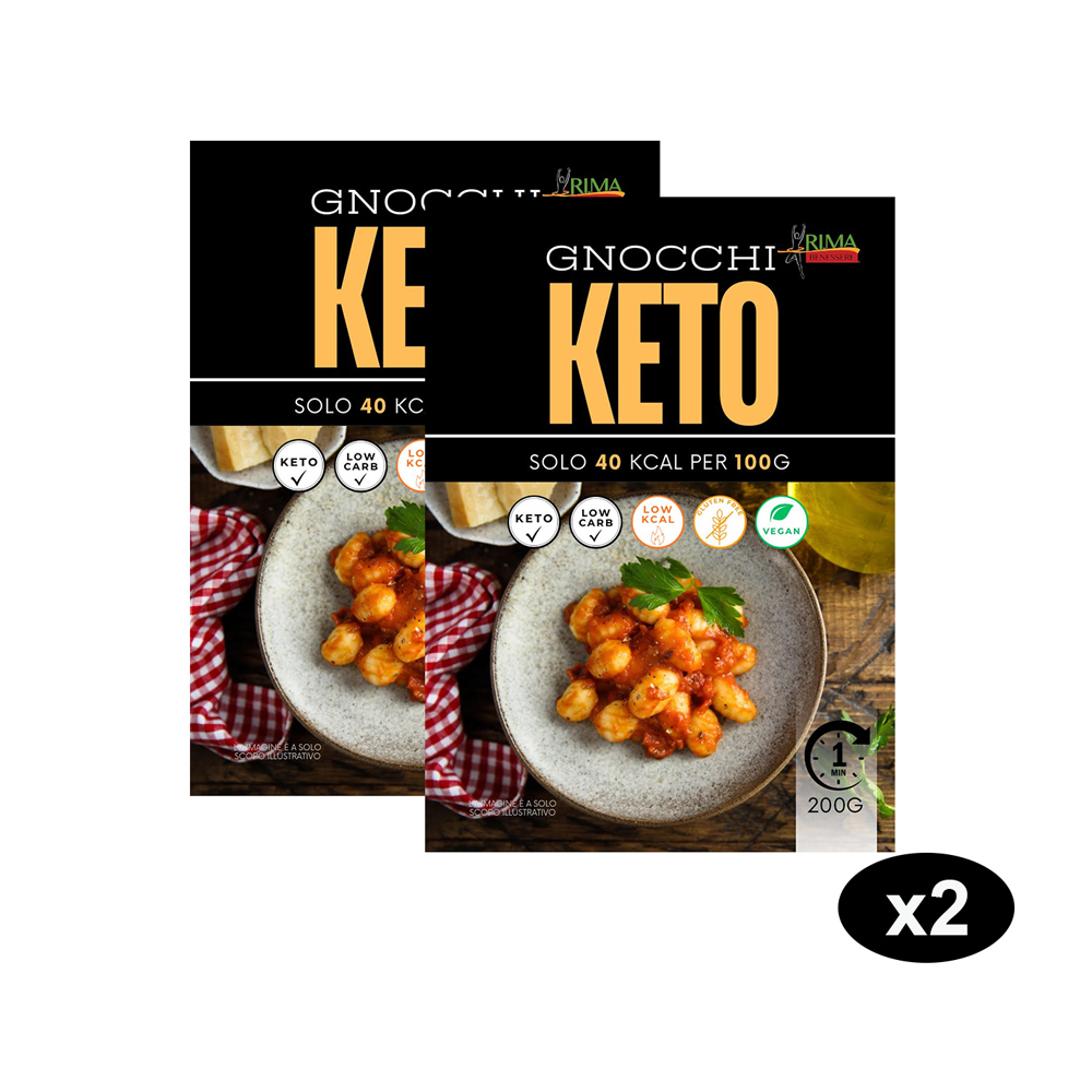 Offerta 2 Gnocchi Keto - Low Carb, Vegan e Senza Glutine