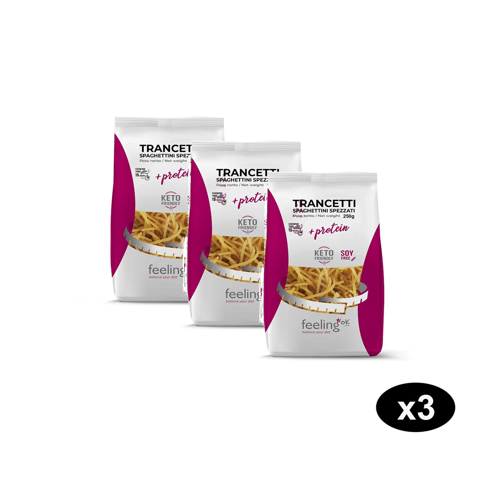 Offerta 3 Pacchi - Trancetti pasta proteica