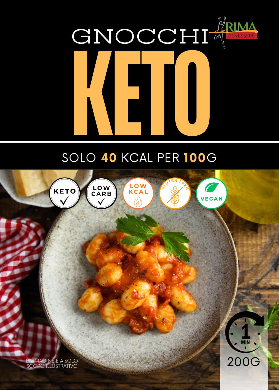 Gnocchi Keto - Low Carb, Vegan e Senza Glutine
