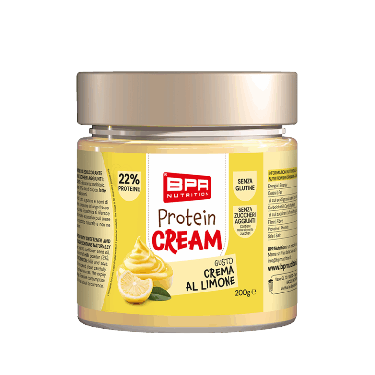 Crema spalmabile proteica crema al limone