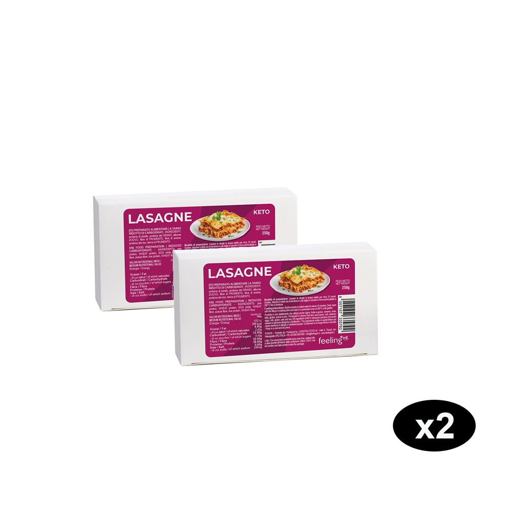Offerta 2 Lasagne pasta proteica