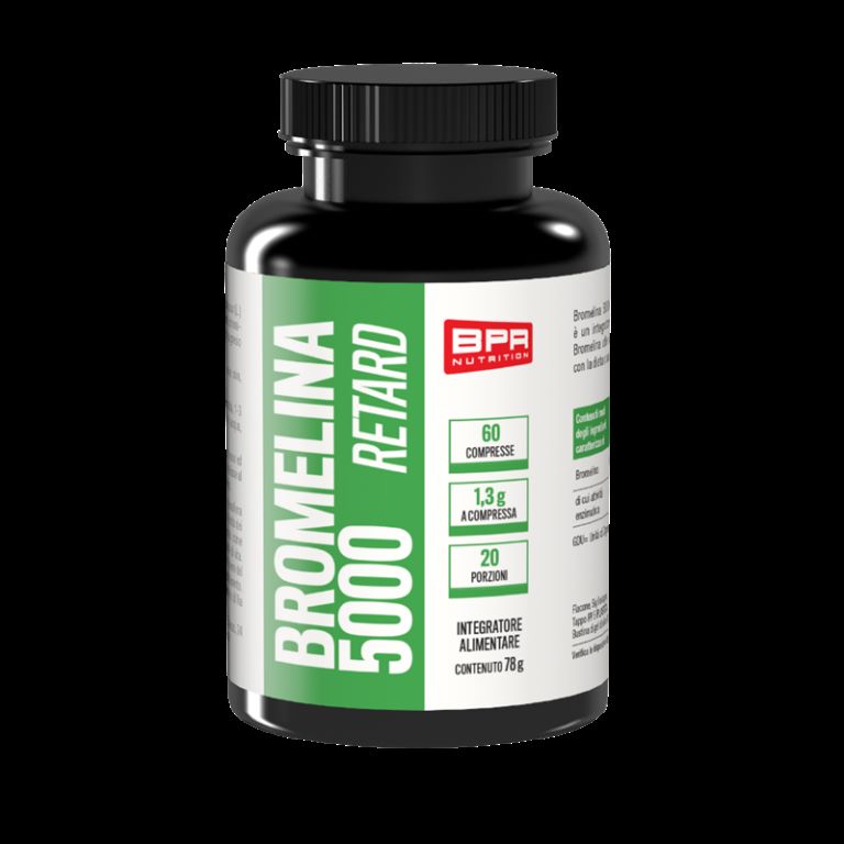 Integratore alimentare di Bromelina a rilascio prolungato