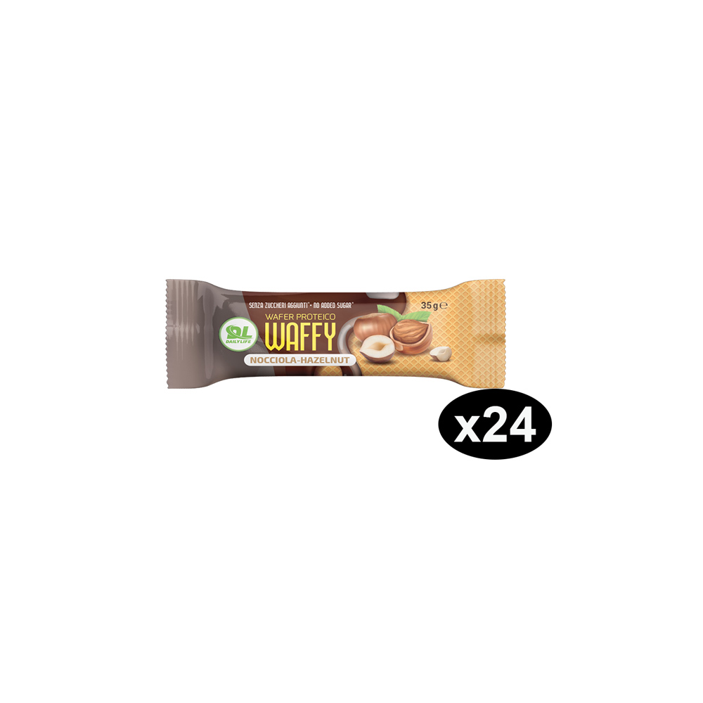 24 Box Wafer Proteici al nocciola