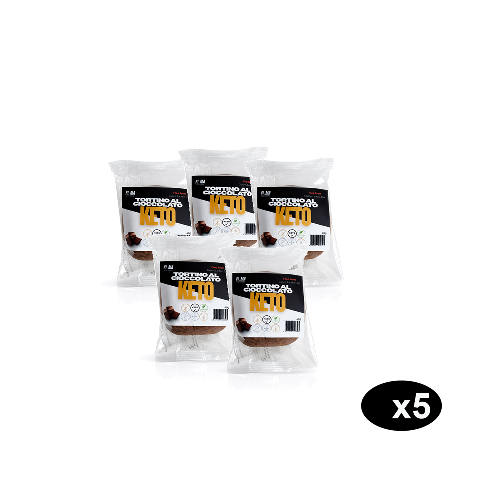 Offerta 5 Tortini al Cioccolato Keto - Ri.MA Benessere