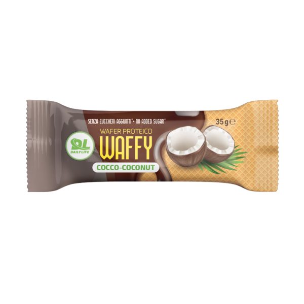 Wafer Proteici Protein Waffy al Cocco