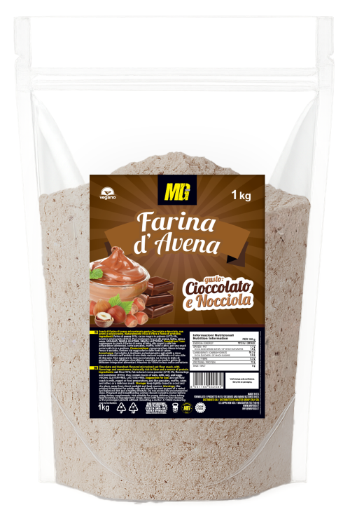 Farina d'Avena gusto Cioccolato e Nocciola - MG Food