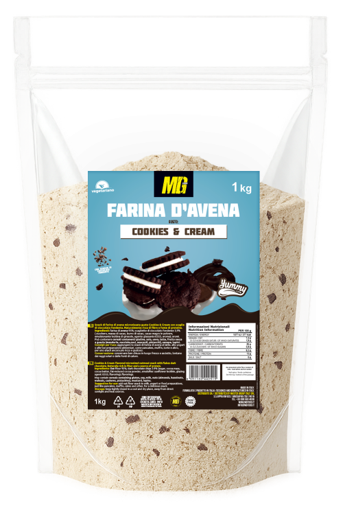 Farina d'Avena gusto Cookies & Cream - MG Food