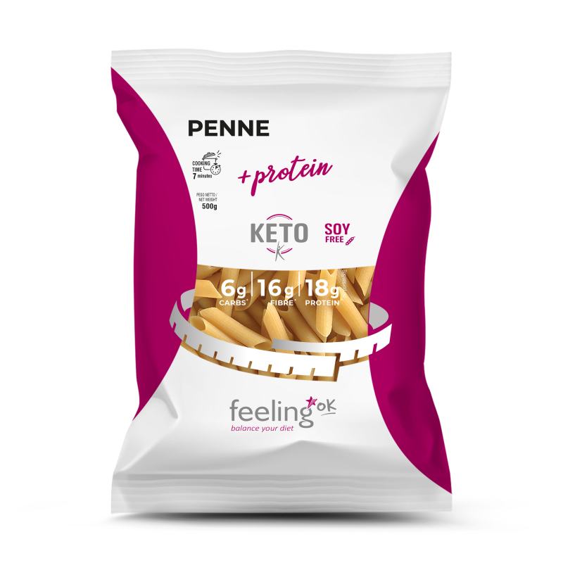 Penne +Protein | Pasta Proteica Low Carb 500 gr