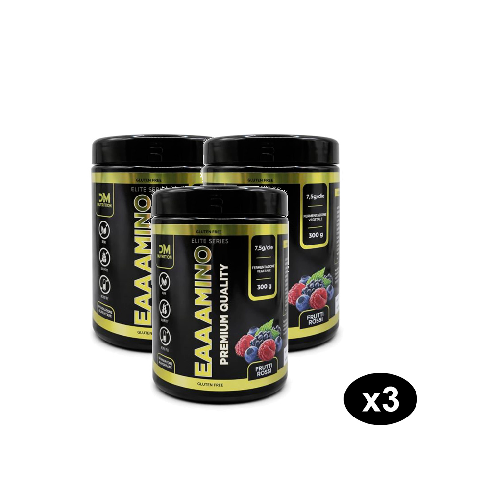 Offerta 3 Aminoacidi Essenziali DM in polvere Gusto Frutti Rossi